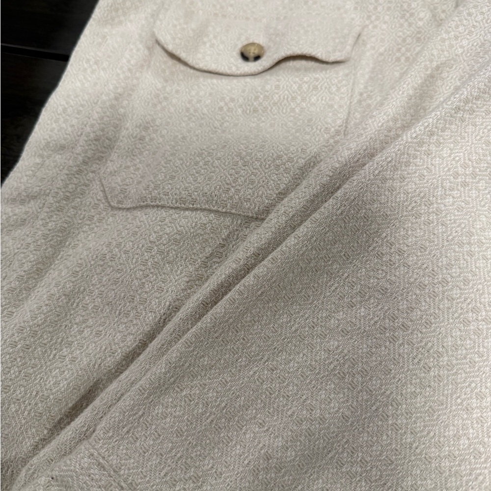 Men’s Abercrombie & Fitch Beige Casual Button Down Shirt XL - Picture 5 of 5